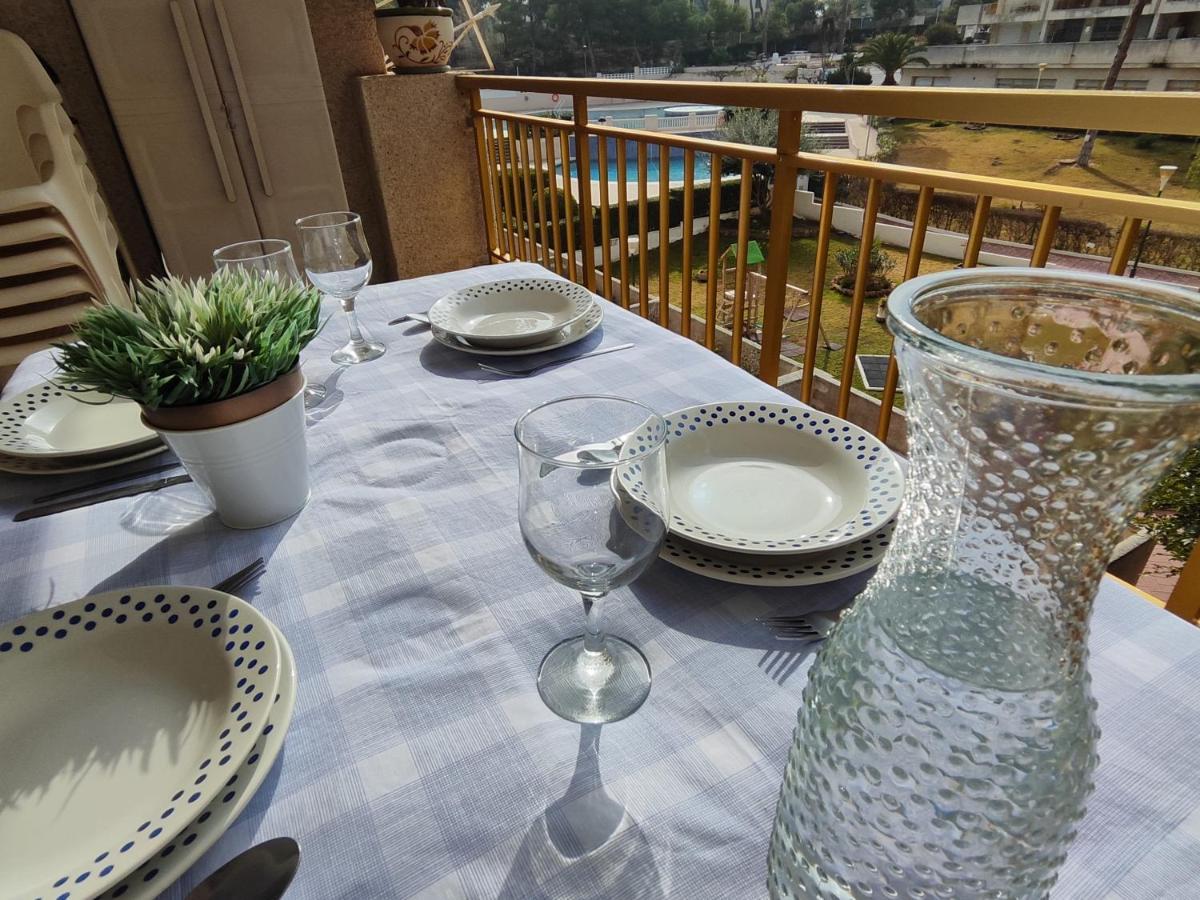 Luminoso Apartamento En Salou Con Terraza Y Parque Infantil Ideal Familias Kültér fotó